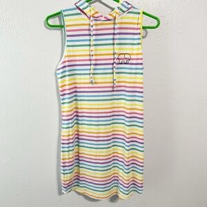 Ivory Ella striped cover up size small